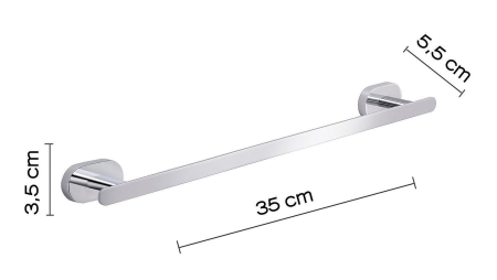 Полотенцедержатель GEDY Bernina 35
