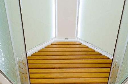 Душевая кабина AVACAN ЕМ1510 LED G 100x100x220