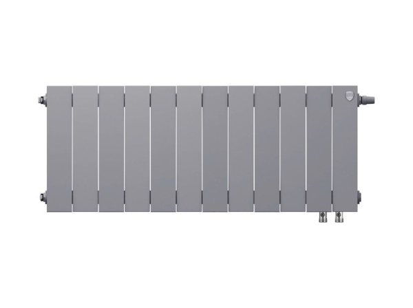 Радиатор ROYAL THERMO PianoForte 300 12С 96/38 НП серебристый матовый