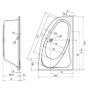 Панель фронтальная для ванн RIHO Aryl 153x100 R