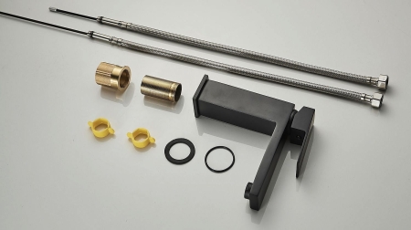 Смеситель для раковины ALMAes Fango TVZ-0934 черный матовый