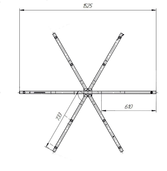 Каркас 1 MARKA Omega 180x180