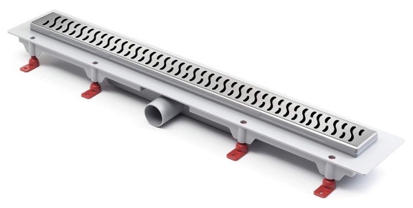 Дренажный канал MCH Harmony CH 650 H с решеткой и бок. сливом, D40