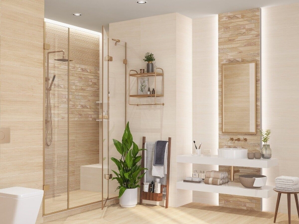 Rustic Vintage 2 декор бежевый полуматовый 31х63см Azori