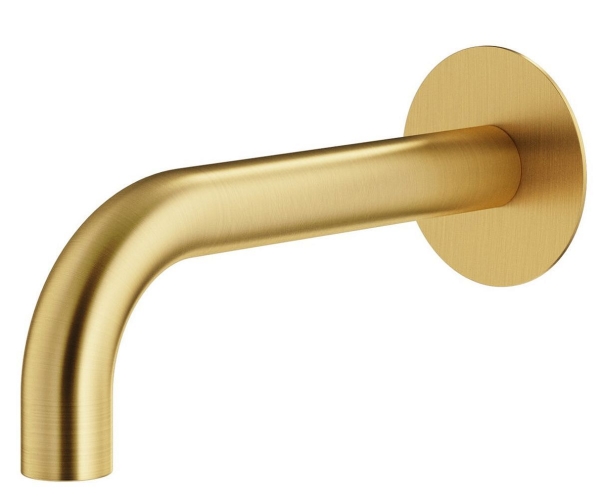Излив PLUMBERIA Ixo SPT0058OB золото брашированное