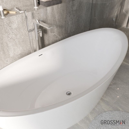 Акриловая ванна GROSSMAN Galaxy GR-1402M 180x85 матовая