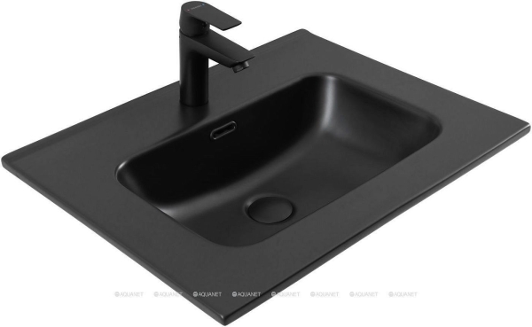 Раковина AQUANET Flat 60 черная матовая