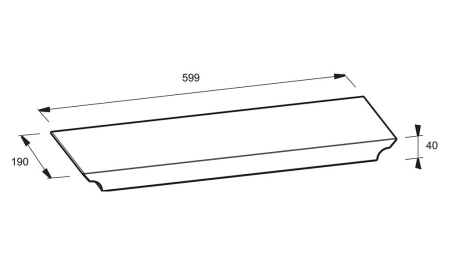 Сиденье JACOB DELAFON Elite E6D072-P6 60x19