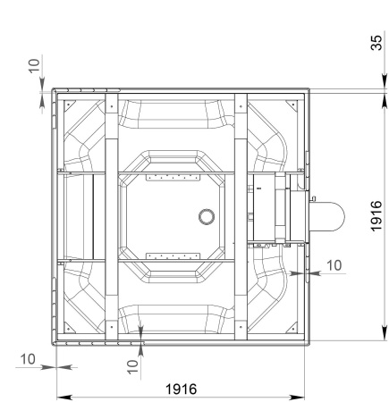 Купель POLAR SPA Elite Quattro 200 термоясень