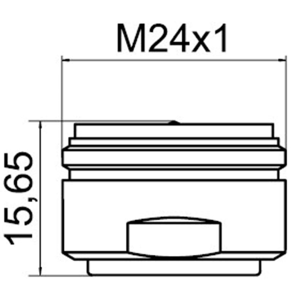 Аэратор NEOPERL CASCADE D 24, внутренний NP13301-BL