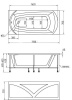 Панель фронтальная для ванн MARKA ONE Flat 170х56