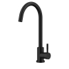 Смеситель для кухни RAIBER Graceful с поворотным изливом RPB-012 черный матовый