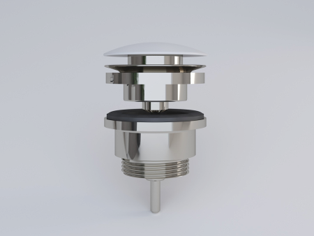 Донный клапан PLUMBERIA Up Cover BO белый матовый