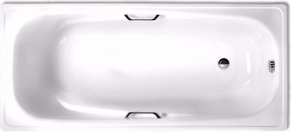 Ванна стальная WHITE WAVE Italica 170x75 с ручками