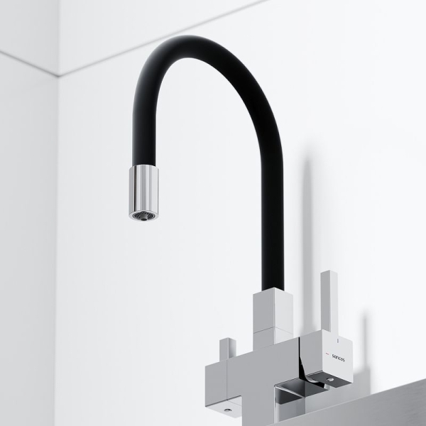 Смеситель для кухни SANCOS Arno с гибким изливом и подключ. фильтра SC4005CH