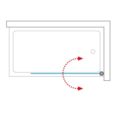 Шторка для ванны ROTH TV1 75x140