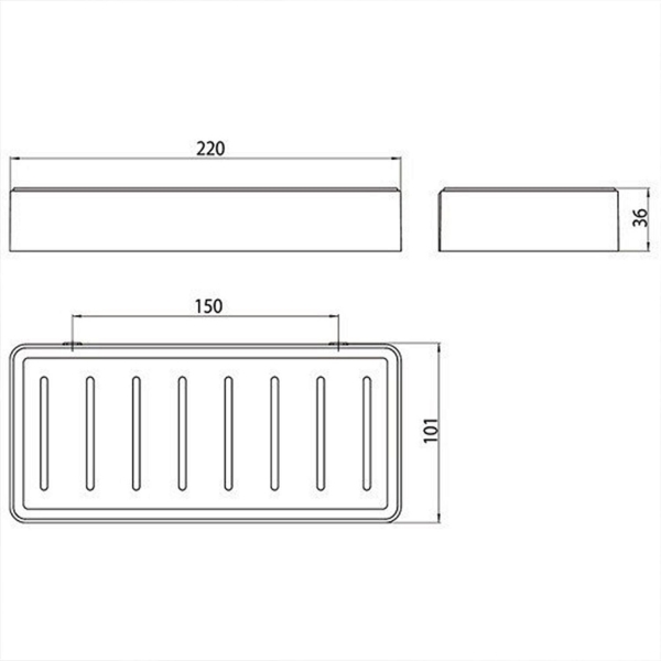 Полка EMCO Loft 0545 133 02 черная