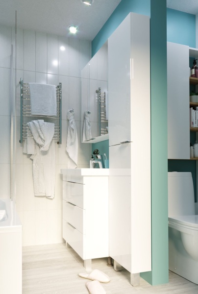 Тумба под раковину 1 MARKA Gaula 60 белый