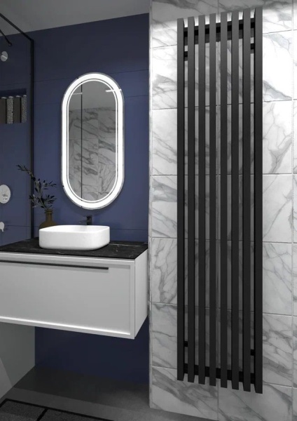 Радиатор TONI ARTI Noche 6С 28/75 НП черный матовый