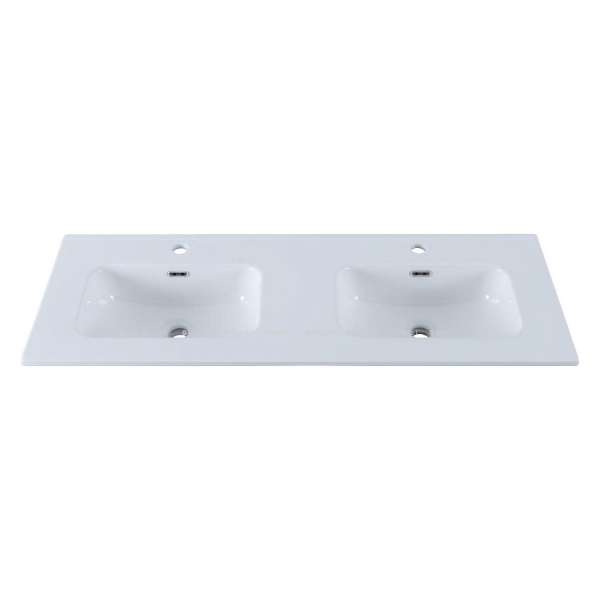 Раковина AQUANET Flat 120 двойная