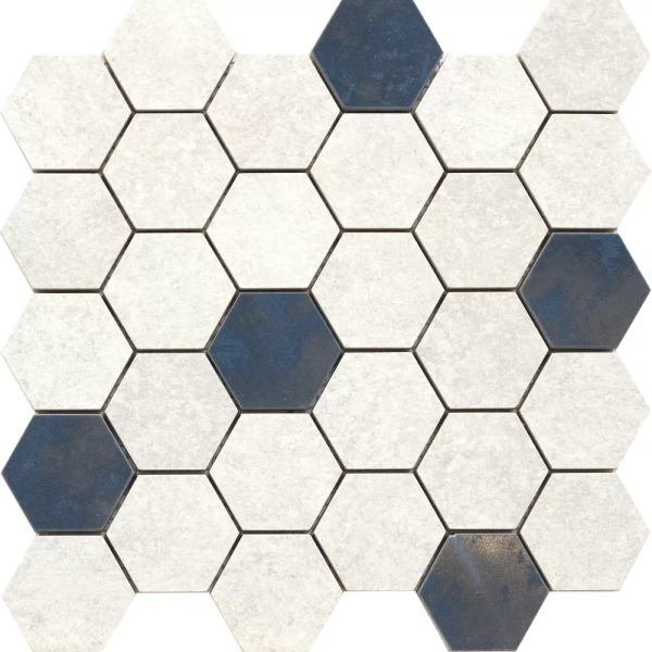 Мозаика 27959 D.GRUNGE WHITE HEXA/AS/28.3X29.4/C 28.3x29.4