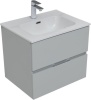 Комплект мебели AQUANET Алвита New 70 серый матовый