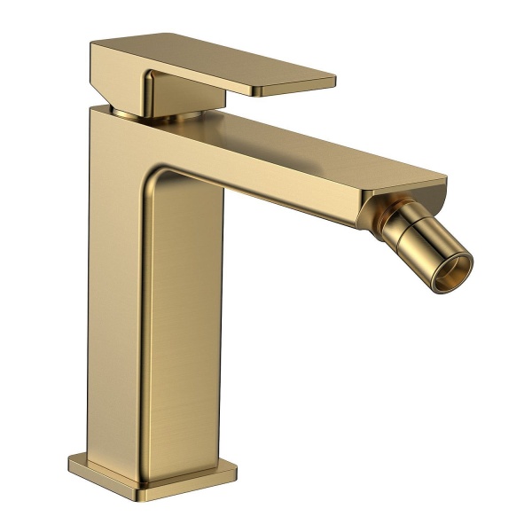 Смеситель для биде AQUAME Savona AQM6816BG золото брашированный