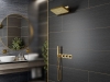 Душевой комплект TIMO Petruma с термостатом SX-5249/17SM Gold matte