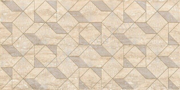 Ascoli Beige Diamond декор бежевый сатинированный рельеф 31х63см Azori