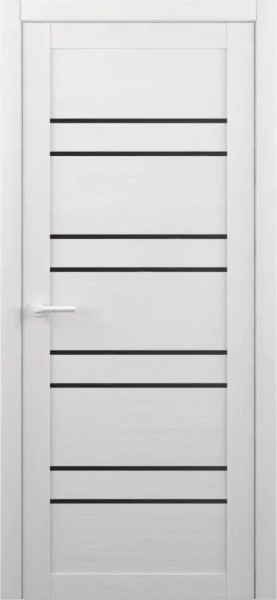 Тренд Т-14 Тренд Дорс дверь межкомнатная EcoTex лиственница белая стекло графитовое