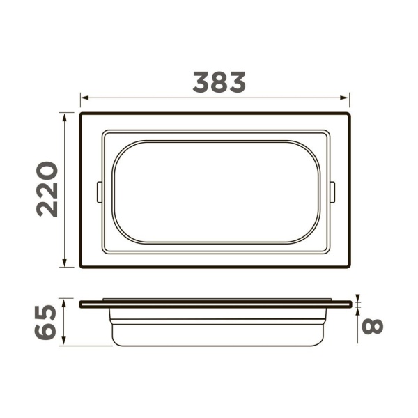 Контейнер OMOIKIRI DC-05-1-LG светлое золото