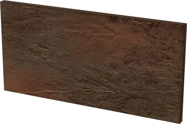 Клинкерная плитка Semir Brown Подступенник структурный 30х14,8х1,1