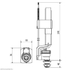 Наполнительный клапан KK-POL 350/ZND/111-00-T0