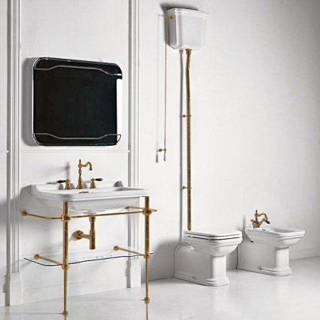 Консоль для раковины KERASAN Waldorf 9196K2oro золото