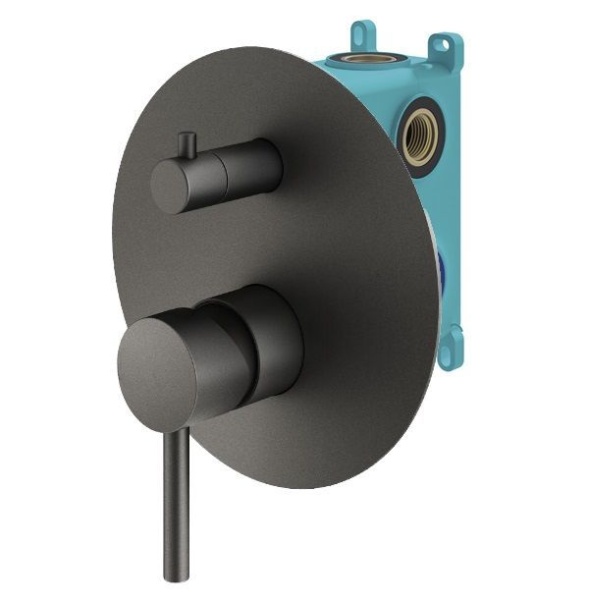 Душевой комплект PLUMBERIA Ixo KITZXO18GR210 графит матовый