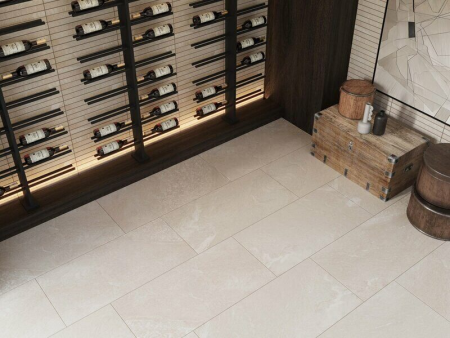 Terra White TE00 белый неполированный керамогранит 60х120см Estima