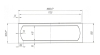 Панель фронтальная для ванн MARKA ONE Reddy/Kotto 180x57