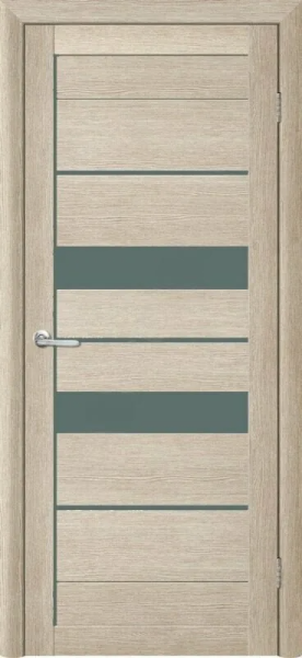 Тренд Т-4 Тренд Дорс дверь межкомнатная EcoTex акация кремовая стекло графитовое