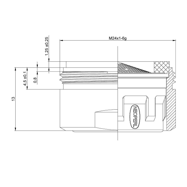 Аэратор LEMARK Neoperl Perlator Honeycomb Laminar D M24 NP13304-BL