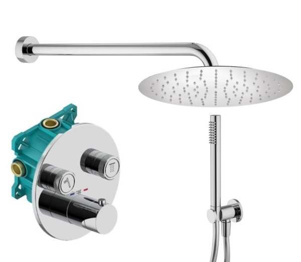 Душевой комплект PLUMBERIA Psbox KITPSB02CR