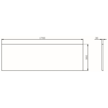 Панель фронтальная для ванн AM.PM X-Joy W94A-170-075W-P 170