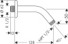Душевой кронштейн HANSGROHE 27411000