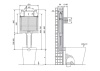 Смывной бачок скрытого монтажа BELBAGNO BB025-CS