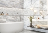 Listello Silver Delacora бордюр металлический серебро глянцевый 74х1,3см