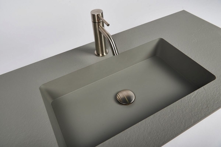 Раковина ACQUABELLA Integra 80 серый матовый