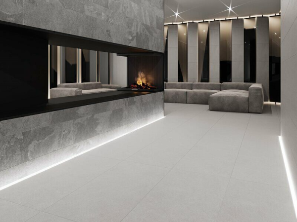 Luna Grey LN02 серый неполированный керамогранит 60х60см Estima