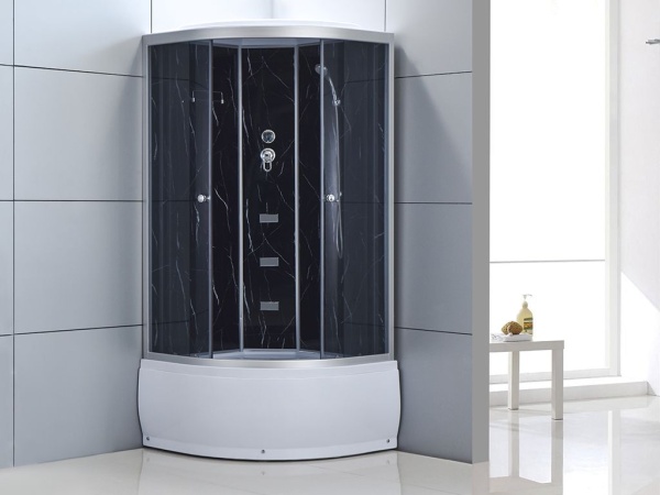 Душевая кабина PROFLINE 8401P B A-01 90x90x215, глубокий поддон, тонированное стекло