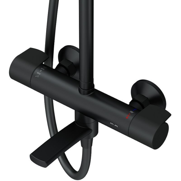 Душевая стойка AM.PM X-Joy F0785A522 черный матовый