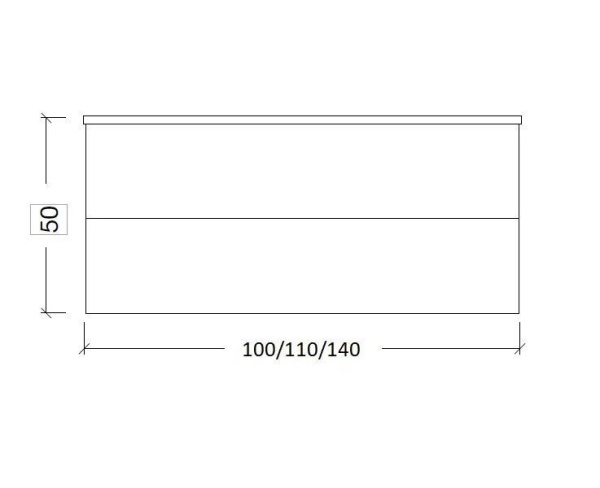 Тумба под раковину ARMADI ART Neoart 110x48 white