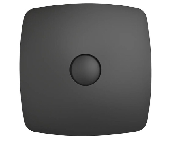 Вентилятор вытяжной DICITI Rio 4C Matt black обратный клапан
